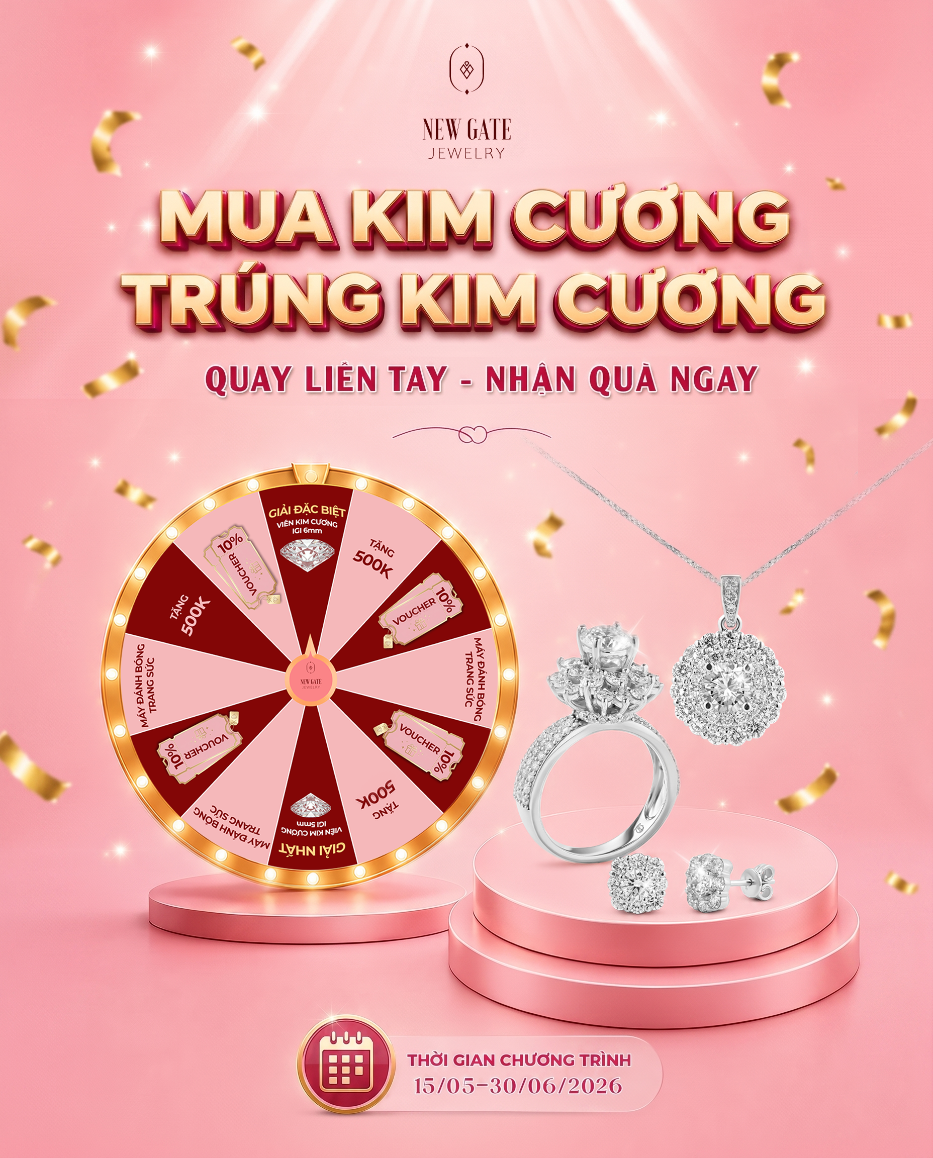 Qc fb MUA TRANG SỨC KIM CƯƠNG TRÚNG KIM CƯƠNG – ƯU ĐÃI ĐẶC BIỆT TẠI NEW GATE JEWELRY
