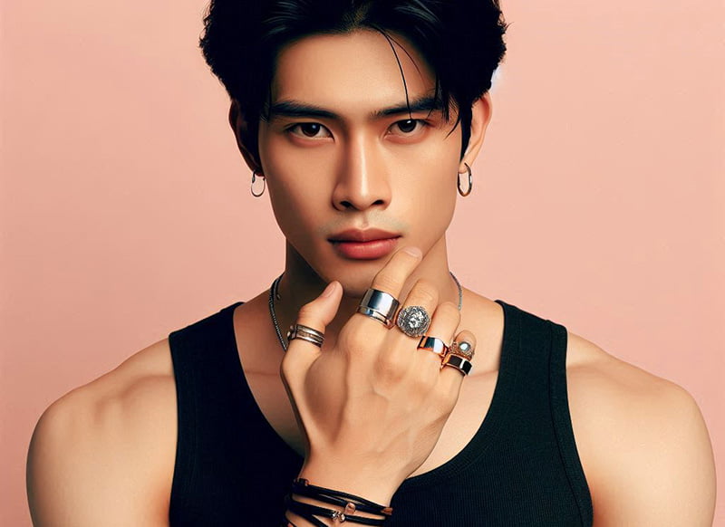 Cách đeo nhẫn nam phong thủy, thời trang, thu hút tài lộc 3 Nhẫn phong thủy - Sự kết hợp giữa trang sức và tài lộc