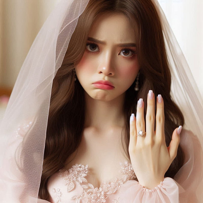 Không chọn nhẫn cưới đính ngọc trai