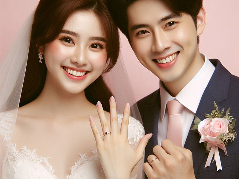 Không chọn nhẫn cưới quá khác nhau