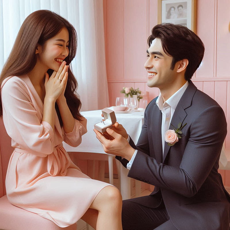 Nhẫn cầu hôn – Kết nối trái tim qua từng khoảnh khắc 5 Nhẫn cầu hôn – Ý nghĩa tình yêu lãng mạn
