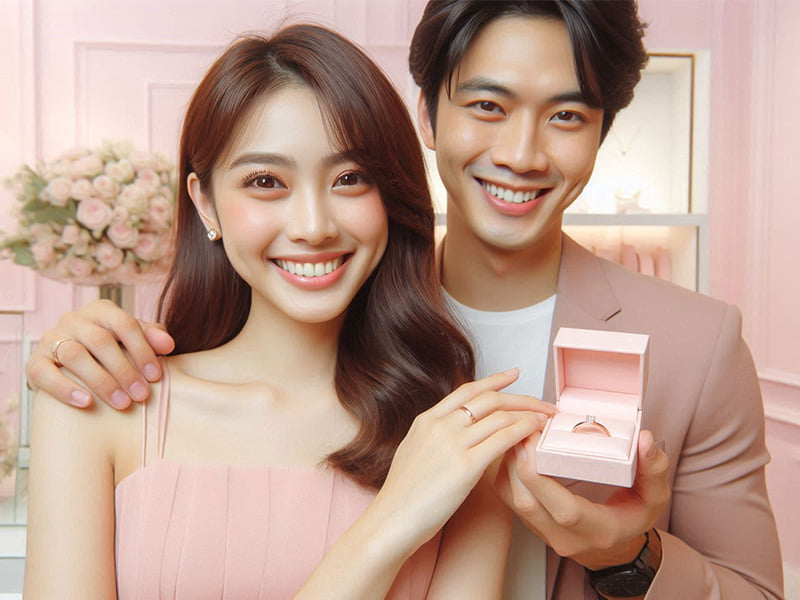 Nhẫn đính hôn và nhẫn cưới khác nhau không?