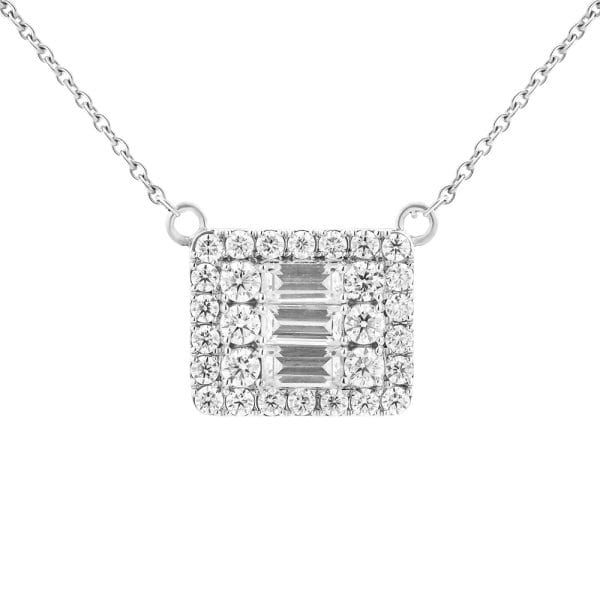 Dây Chuyền Nữ Petite Square Cluster 2989
