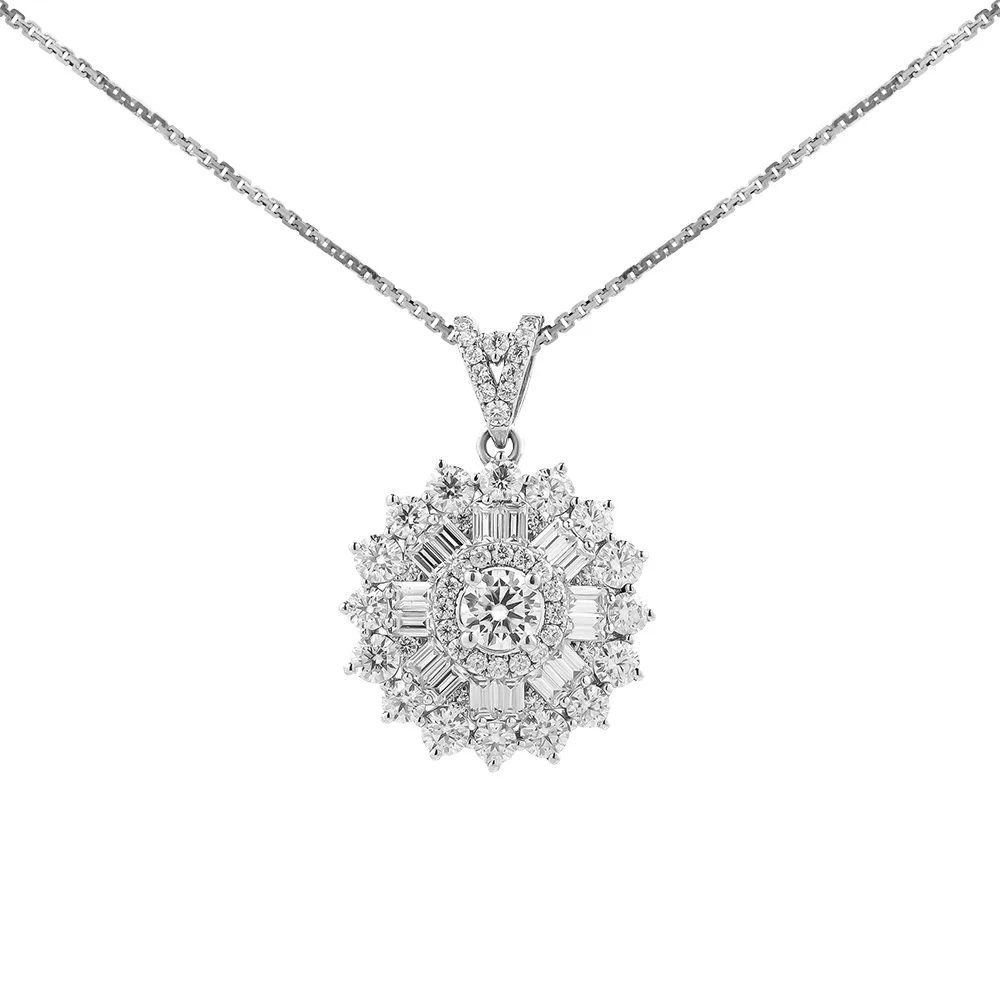 Mặt Dây Chuyền Nữ Vintage Snowflake 2066