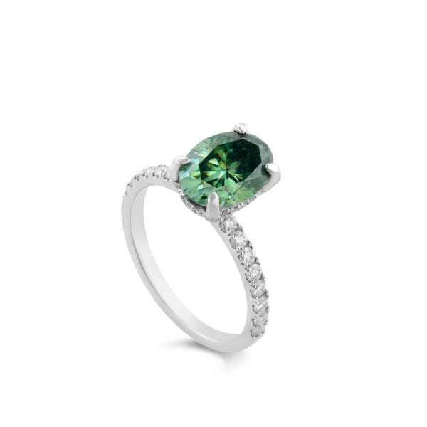 Nhẫn Nữ Green Oval 1875