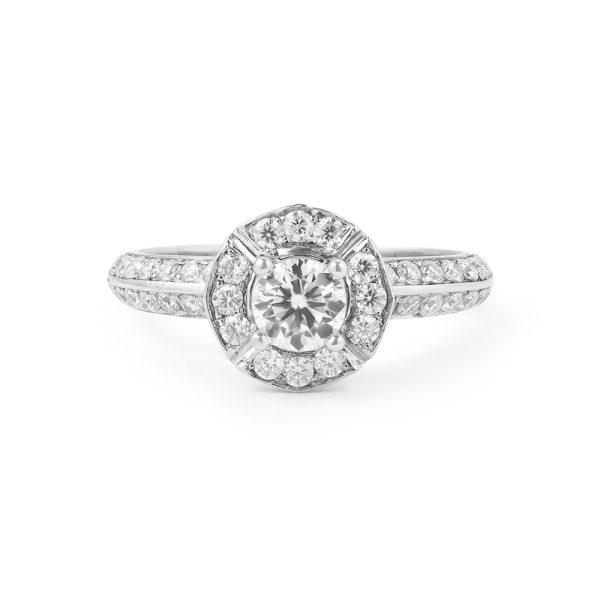 Nhẫn Nữ Petite Halo 2078
