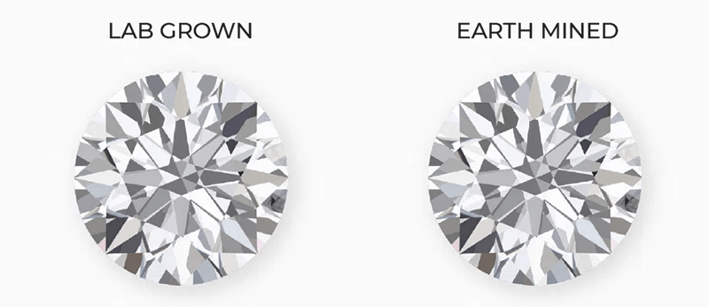 kim cương nuôi cấy và kim cương tự nhiên