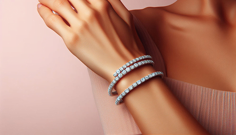 Lắc tay tennis: Cách chọn và bảo quản 2 Lắc tay tennis kim cương