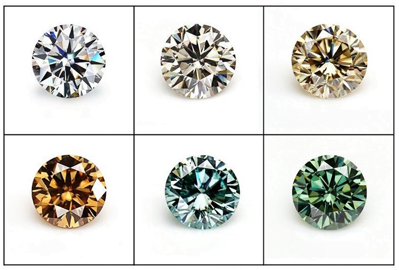 Đá Moissanite tự nhiên: Kẻ mạo danh kim cương hoàn hảo 2 màu sắc của đá moissanite tự nhiên