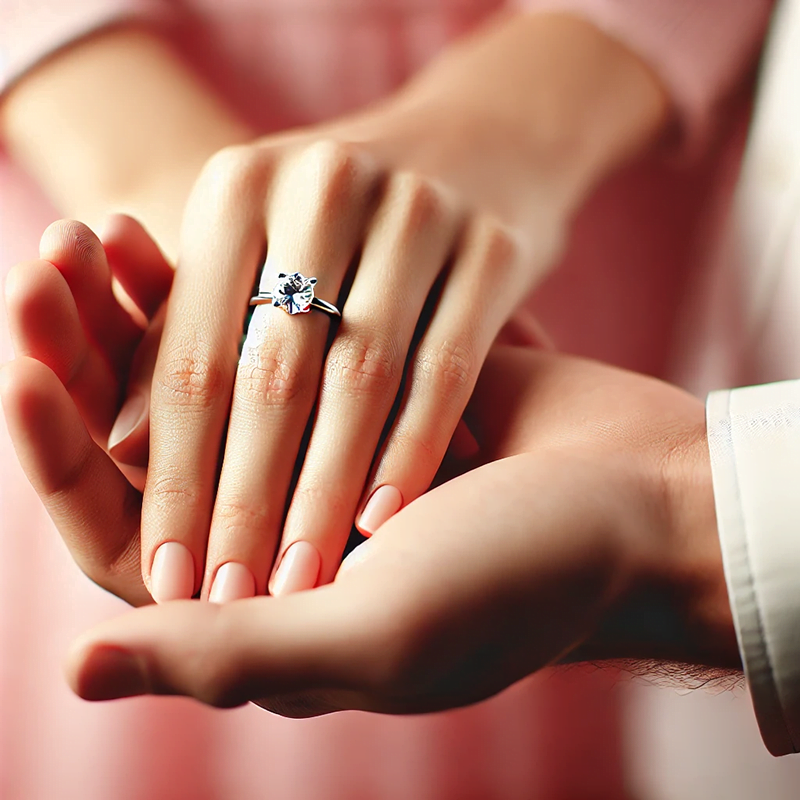 Đá Moissanite tự nhiên: Kẻ mạo danh kim cương hoàn hảo 5 nhẫn cầu hôn moissanite