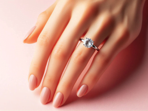 nhẫn nữ moissanite Biểu tượng của sự vĩnh cửu, bền vững