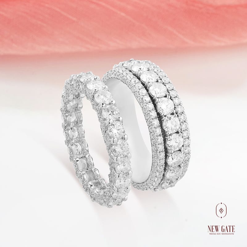 Top 20 mẫu nhẫn cưới đẹp được săn đón nhất mùa cưới 2024 12 Cặp nhẫn cưới độc đáo