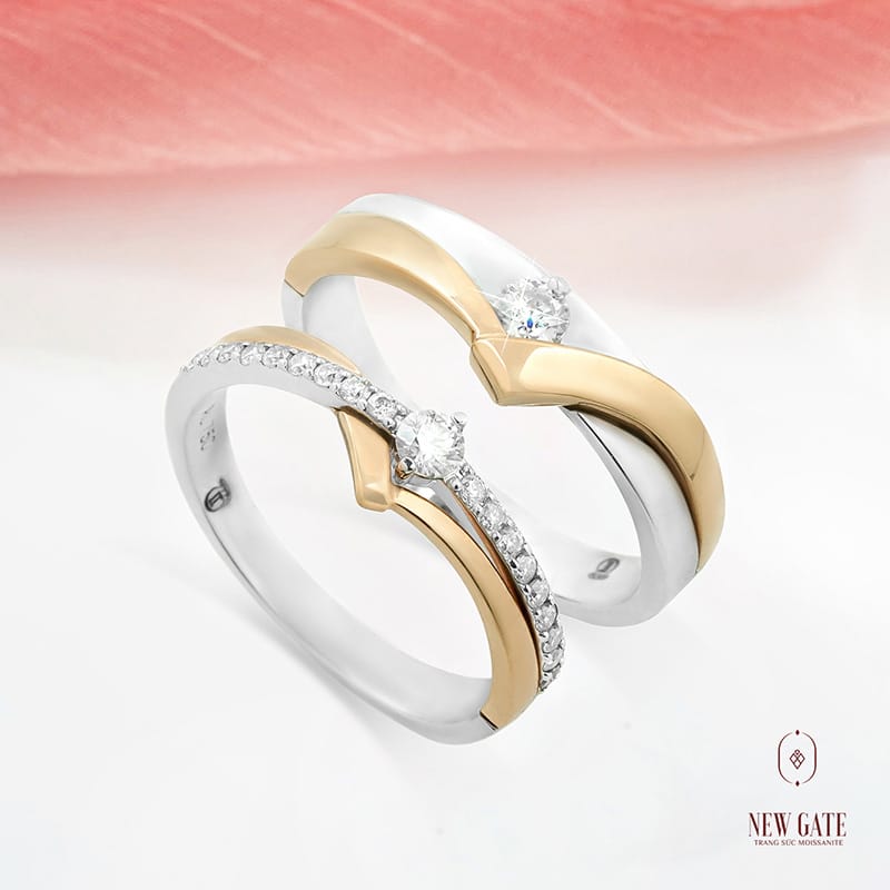 Top 20 mẫu nhẫn cưới đẹp được săn đón nhất mùa cưới 2024 14 Cặp nhẫn cưới đẳng cấp