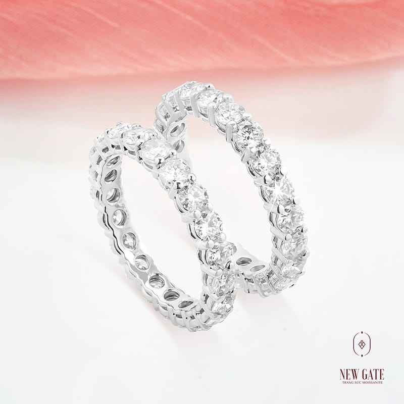 Top 20 mẫu nhẫn cưới đẹp được săn đón nhất mùa cưới 2024 15 Cặp nhẫn cưới thanh nhã