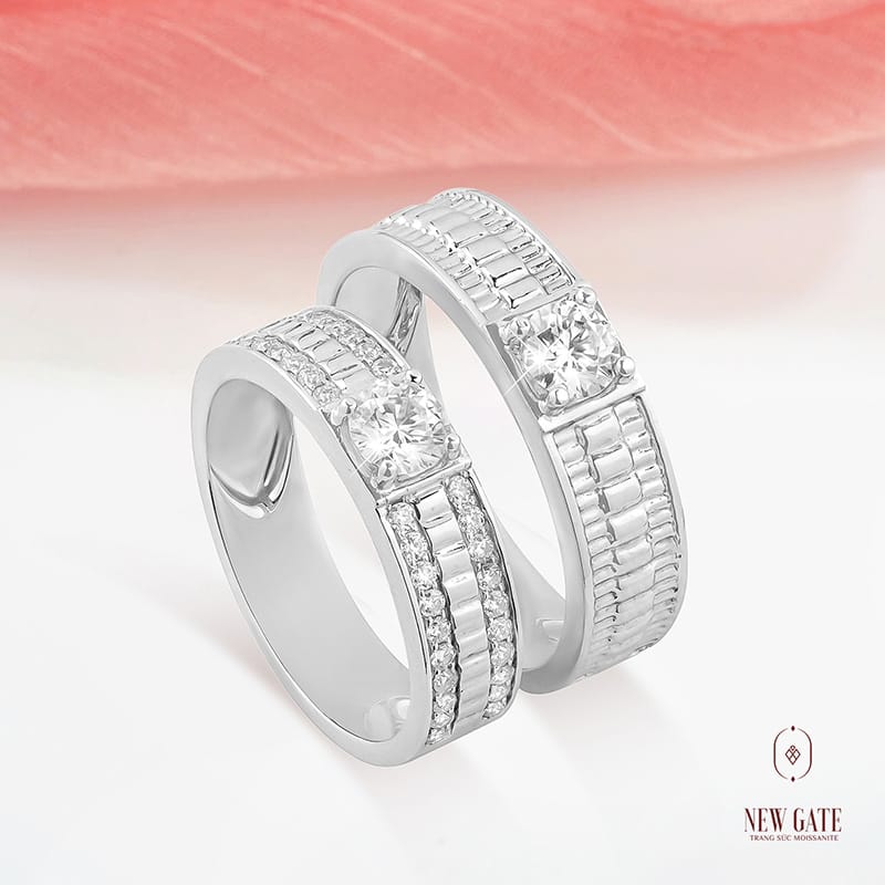 Top 20 mẫu nhẫn cưới đẹp được săn đón nhất mùa cưới 2024 8 Cặp nhẫn cưới thời thượng