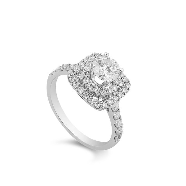 Nhẫn Nữ Twin Halo 3586