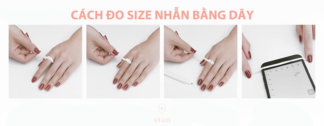 cách đo size nhẫn bằng dây