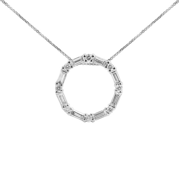 Dây Chuyền Kim Cương Nữ Luxe Circle 4148