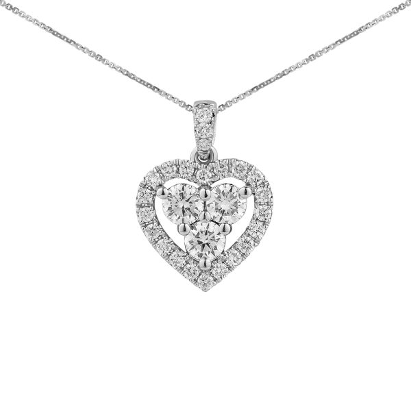 Mặt Dây Chuyền Kim Cương Spark Heart 4170