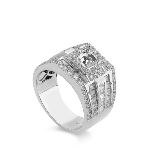 Nhẫn Kim Cương Nam Onyx 4153