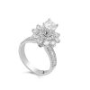 Nhẫn Kim Cương Nữ Radiant Fleur 4099
