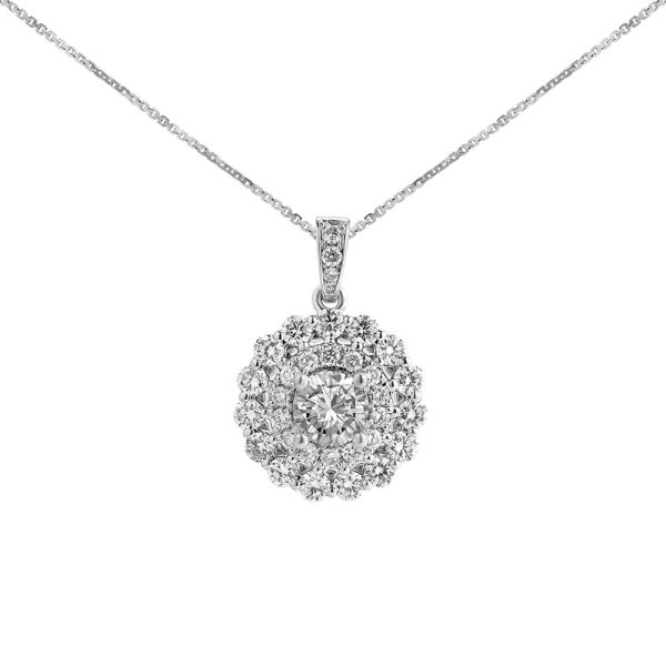Ổ Mặt Dây Chuyền Kim Cương 4227